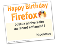 Joyeux anniversaire !
