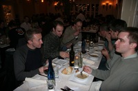 A Group of Mozillians Sharing a Meal