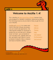 The Mozilla 1.4 Start Page