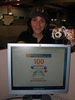 Marcia with Limited Edition Firefox Polo Cap