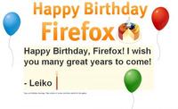 Happy B-day, Firefox!